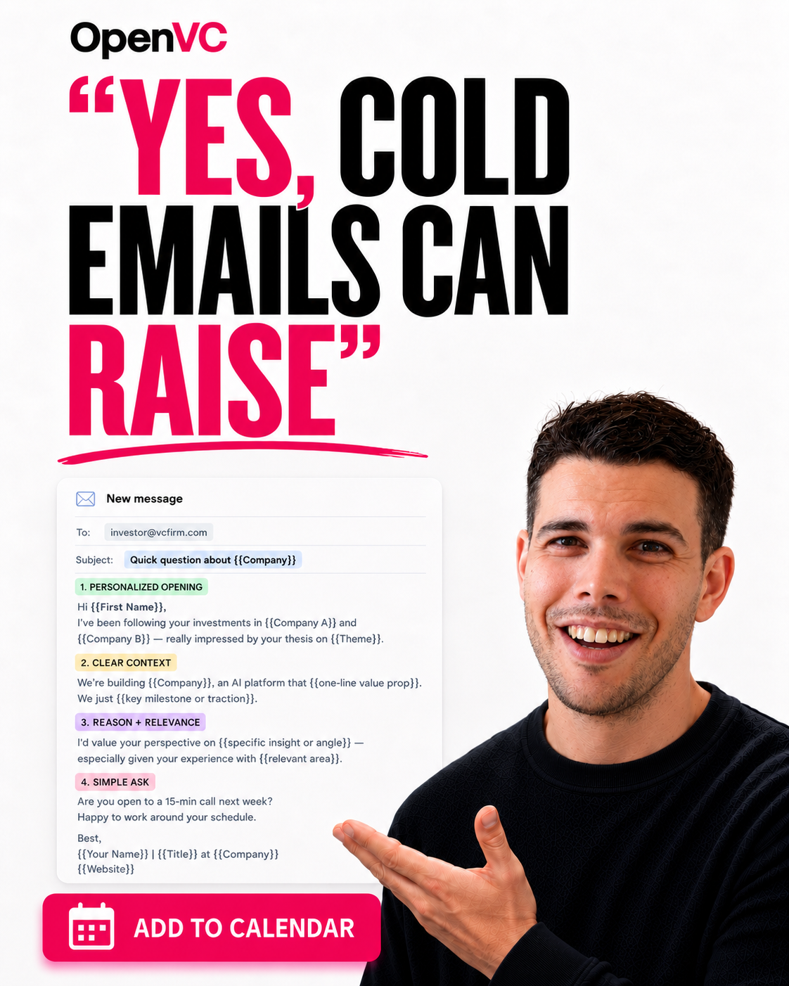 How to raise with cold emails