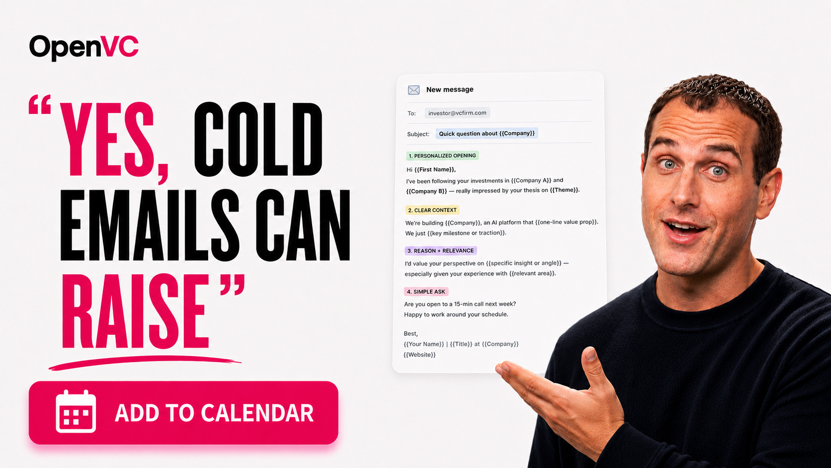 How to raise with cold emails