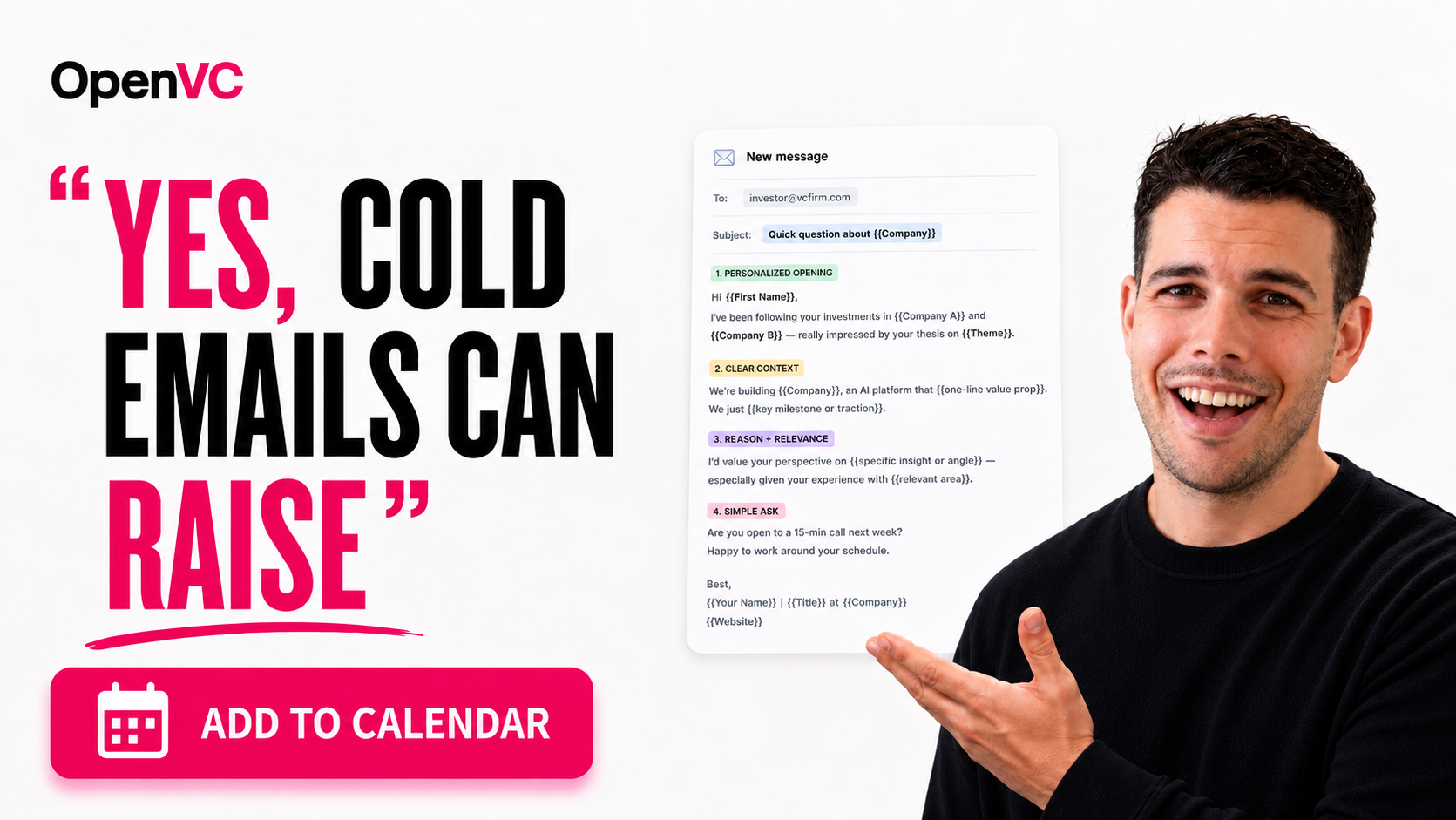 How to raise with cold emails