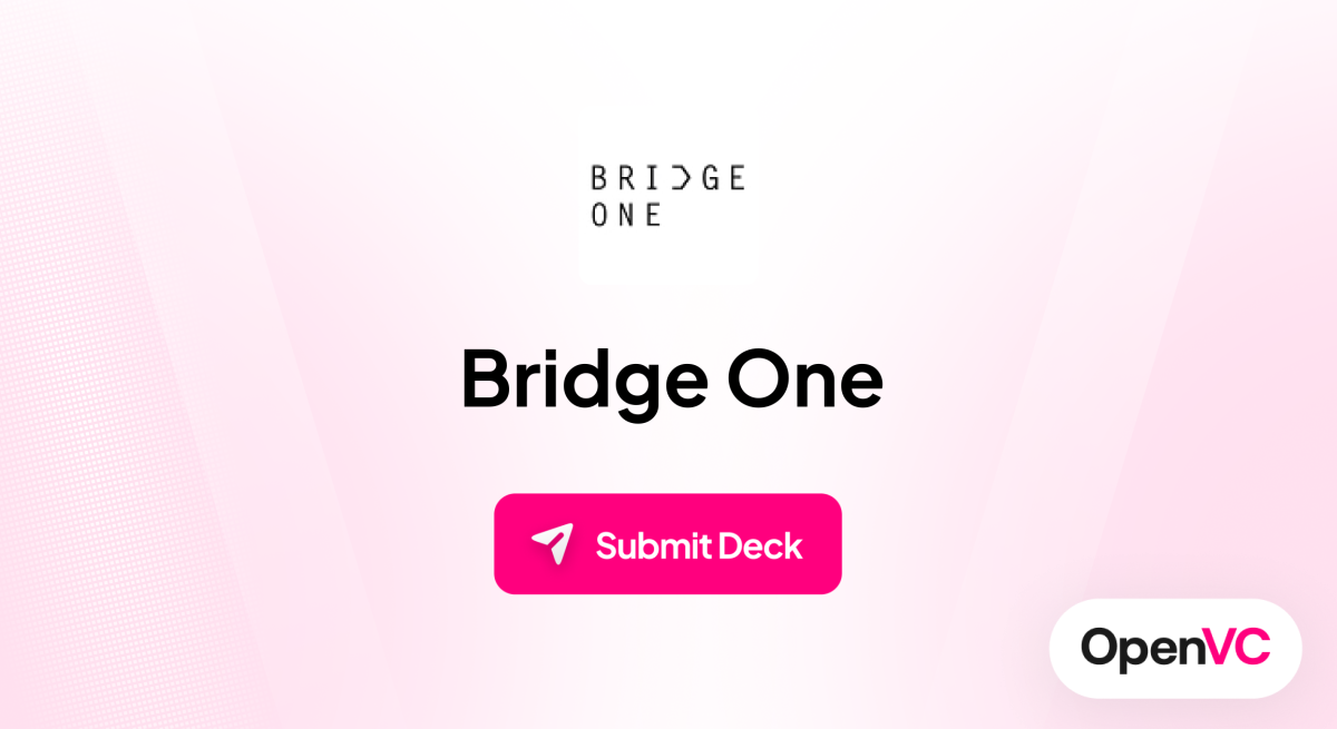 Bridge One | Investor Profile, Funding Criteria & Team