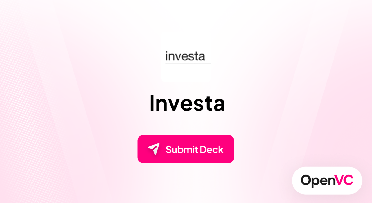 Investa | Investor Profile, Funding Criteria & Team