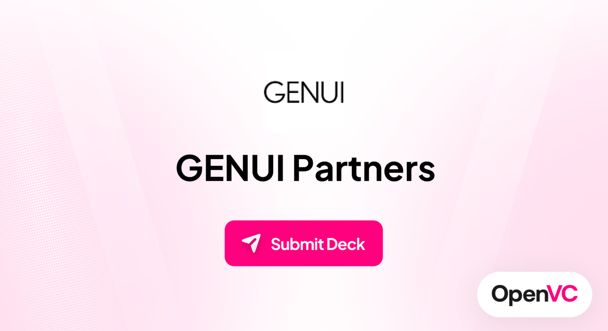 GENUI Partners | Investor Profile, Funding Criteria & Team