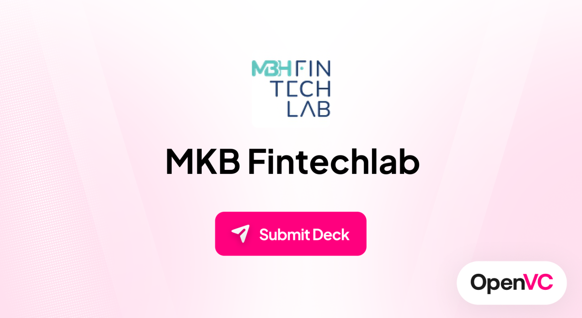 MKB Fintechlab | Investor Profile, Funding Criteria & Team