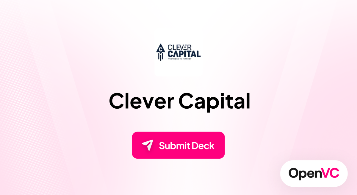 Clever Capital | Investor Profile, Funding Criteria & Team