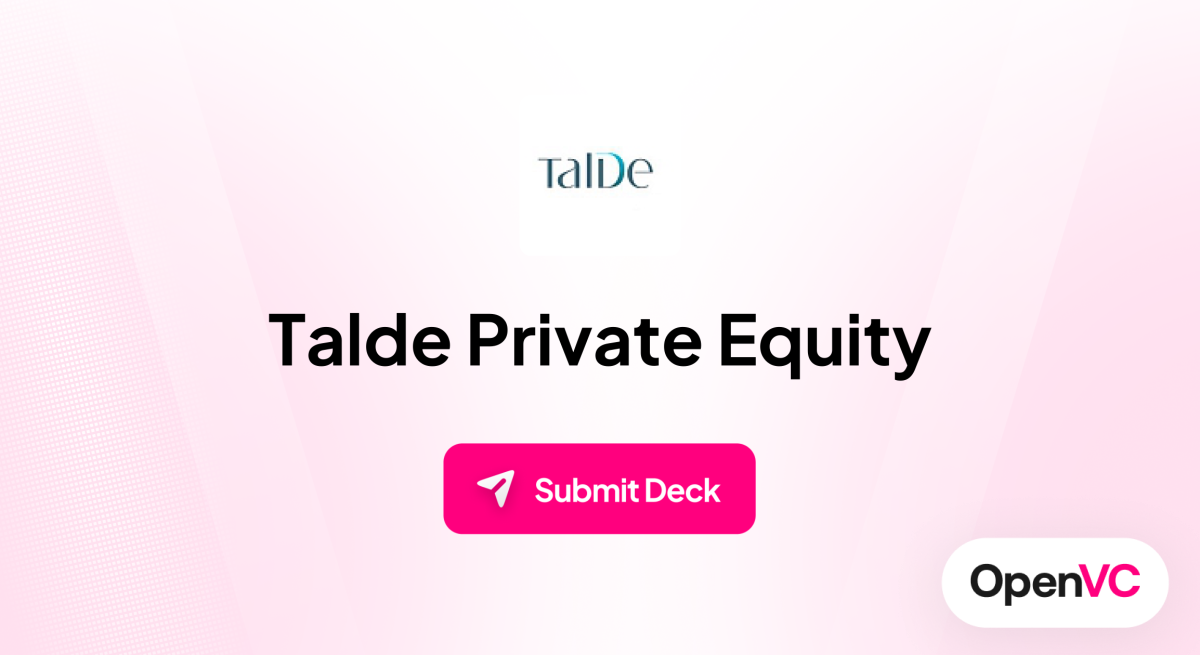 Talde Private Equity | Investor Profile, Funding Criteria & Team