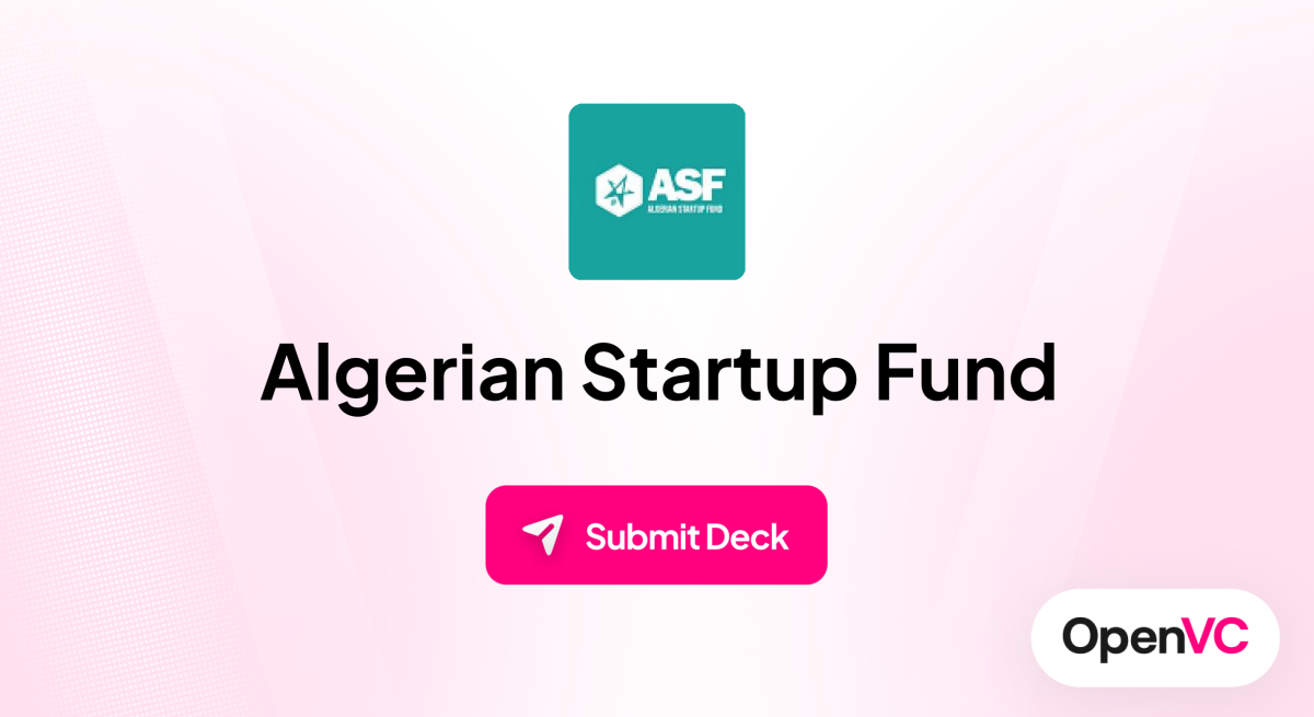 Algerian Startup Fund | Investor Profile, Funding Criteria & Team