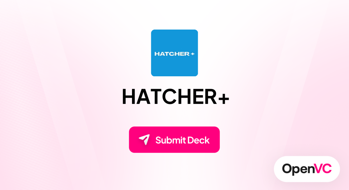 HATCHER+ | Investor Profile, Funding Criteria & Team