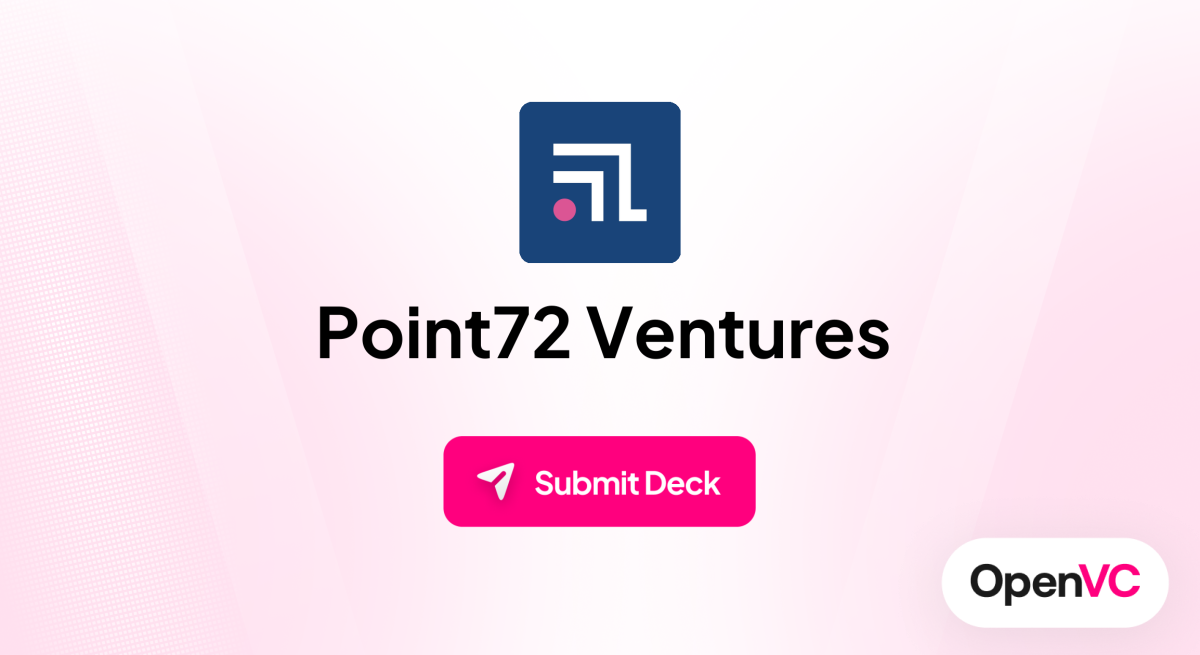 Point72 Ventures | Investor Profile, Funding Criteria & Team