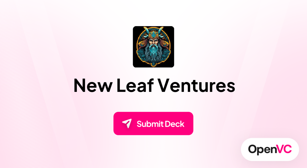 New Leaf Ventures | Investor Profile, Funding Criteria & Team