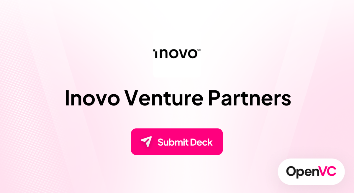 Inovo Venture Partners | Investor Profile, Funding Criteria & Team