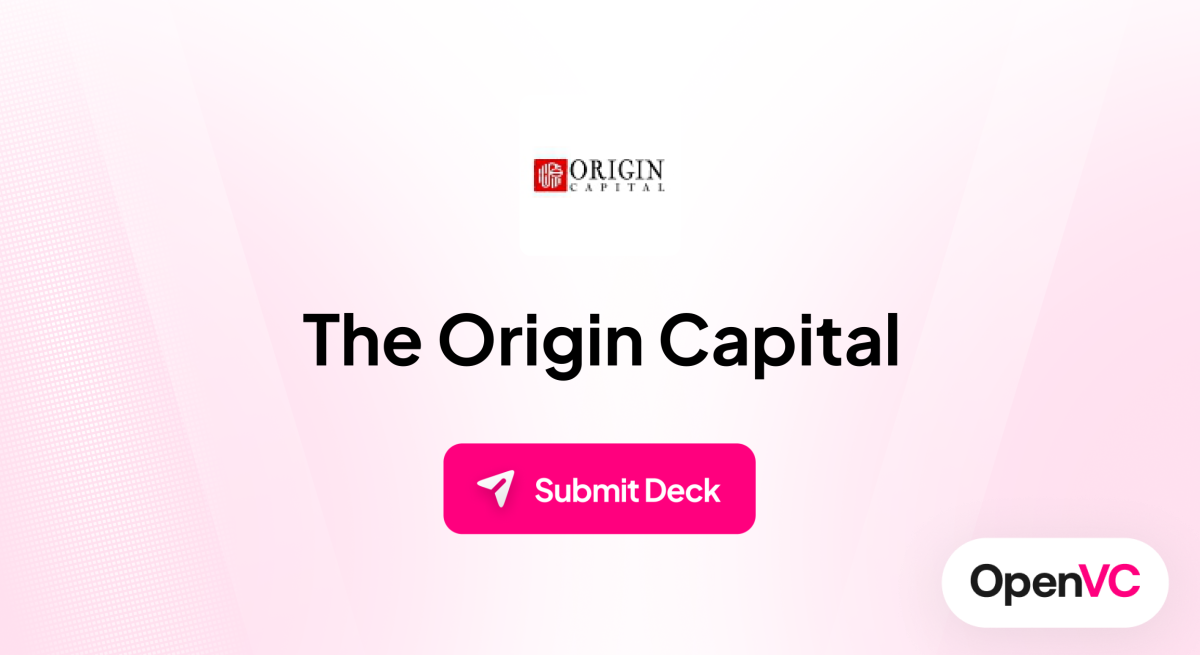 The Origin Capital | Investor Profile, Funding Criteria & Team