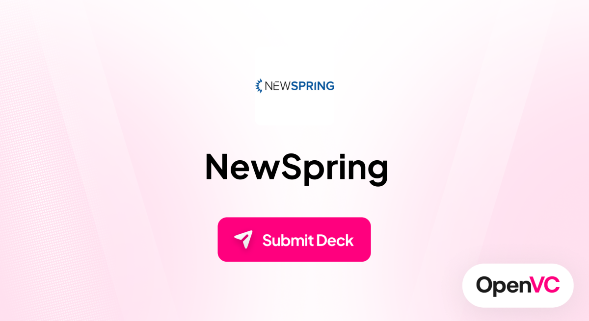 NewSpring | Investor Profile, Funding Criteria & Team