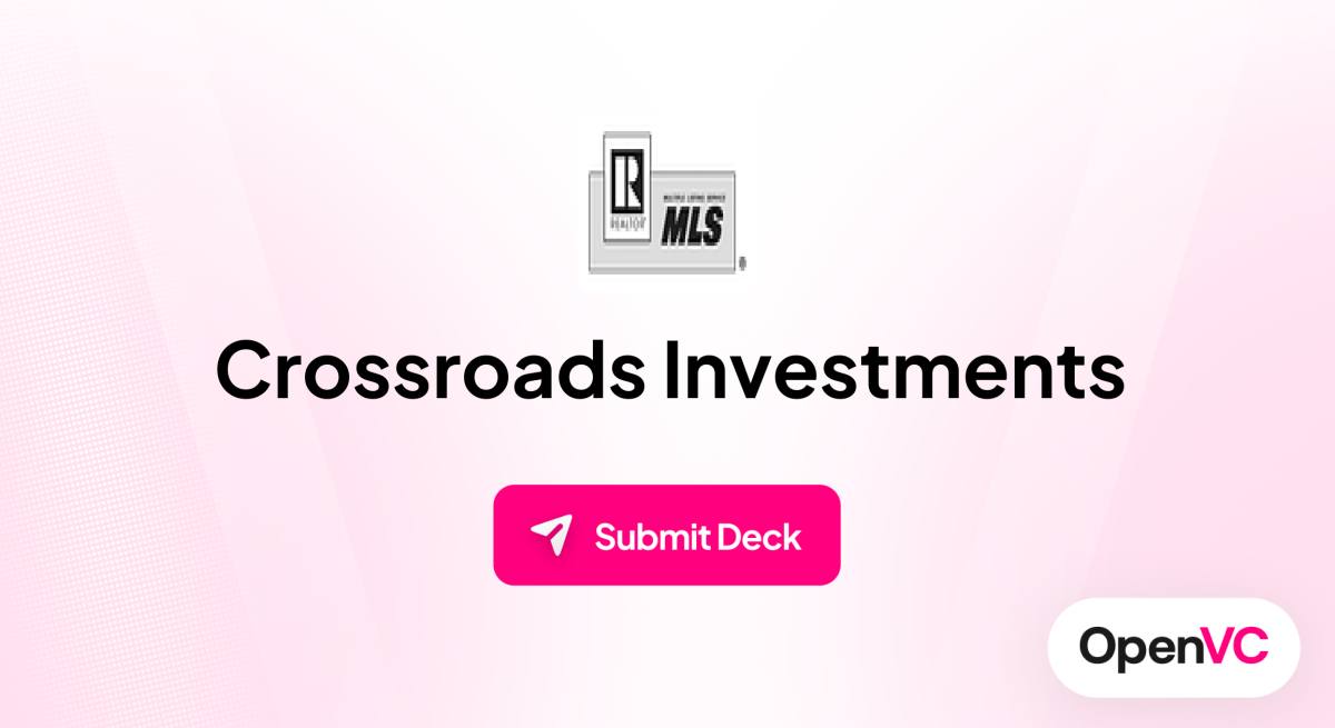 Crossroads Investments | Investor Profile, Funding Criteria & Team