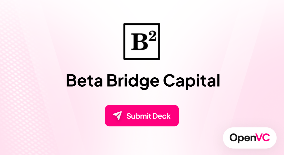 Beta Bridge Capital | Investor Profile, Funding Criteria & Team