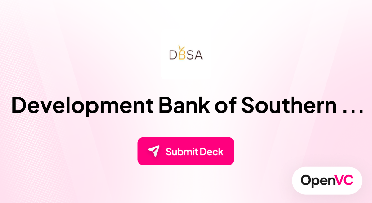 Development Bank of Southern Africa (DBSA) | Investor Profile, Funding ...