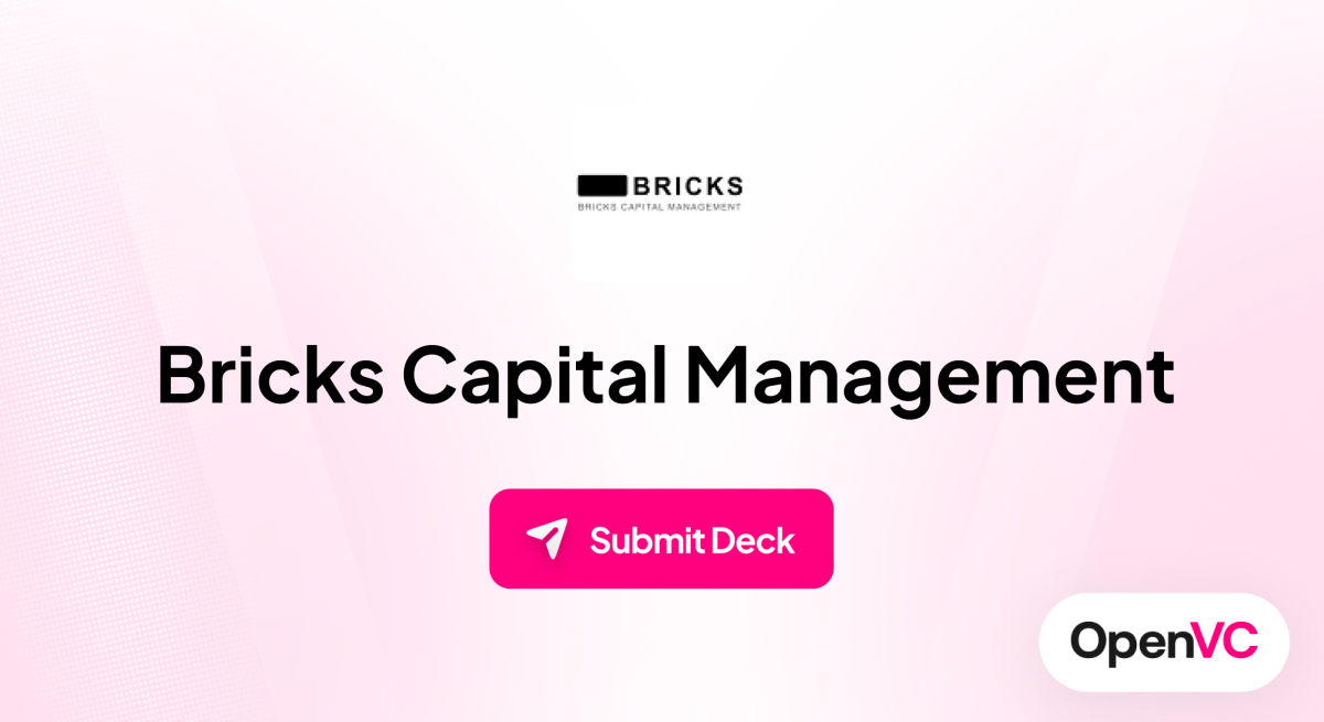 Bricks Capital Management | Investor Profile, Funding Criteria & Team