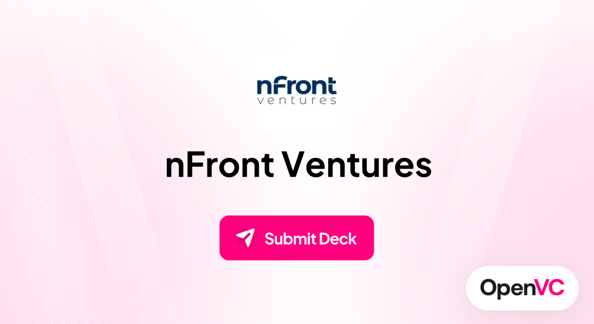 nFront Ventures | Investor Profile, Funding Criteria & Team