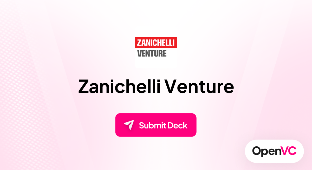 Zanichelli Venture | Investor Profile, Funding Criteria & Team