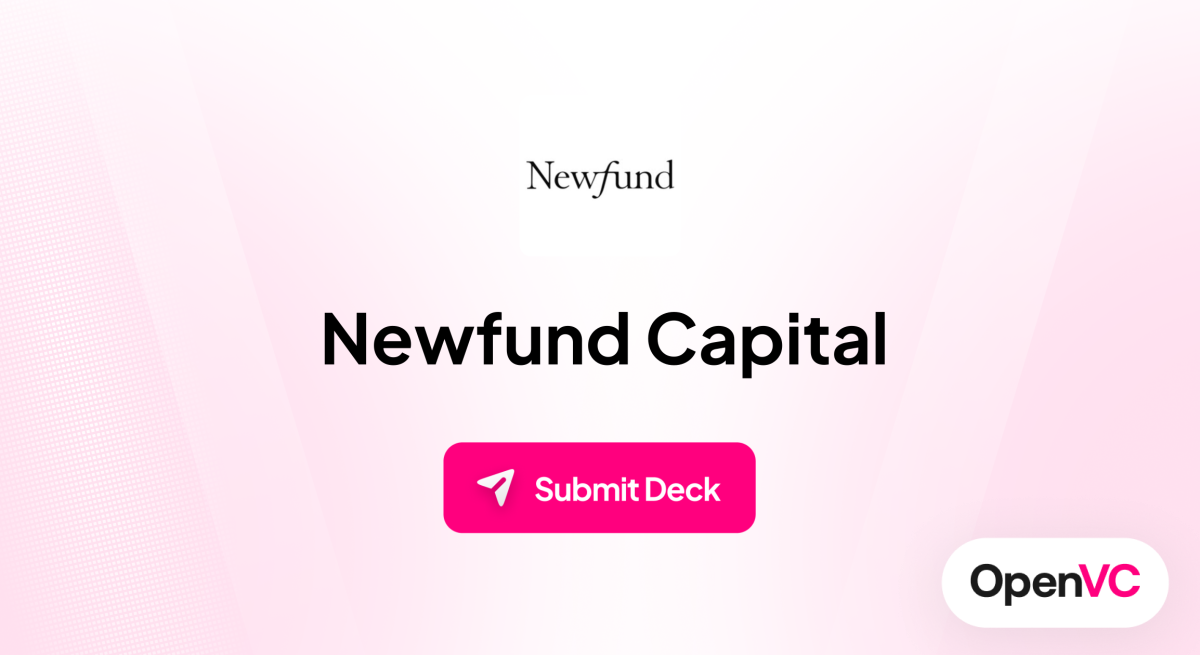Newfund Capital | Investor Profile, Funding Criteria & Team