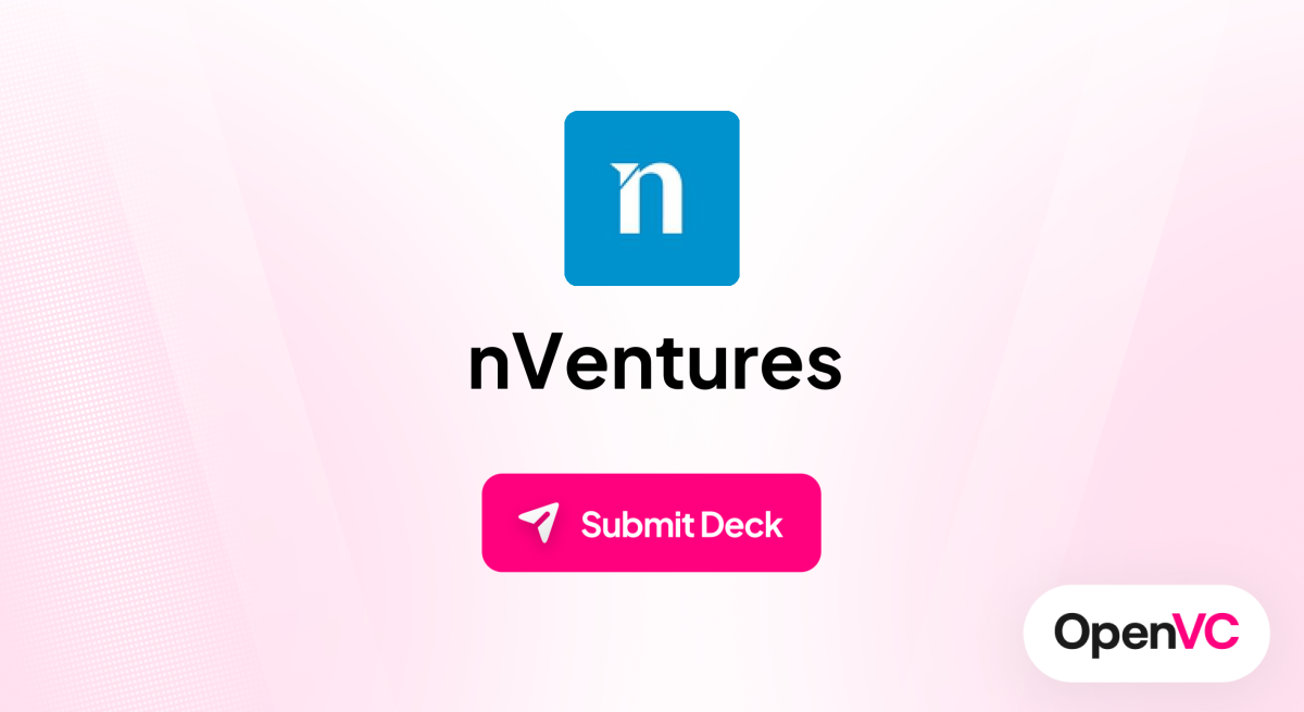 nVentures | Investor Profile, Funding Criteria & Team