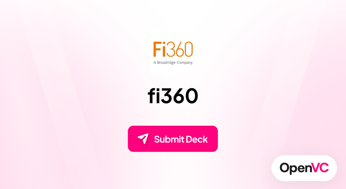 fi360 | Investor Profile, Funding Criteria & Team