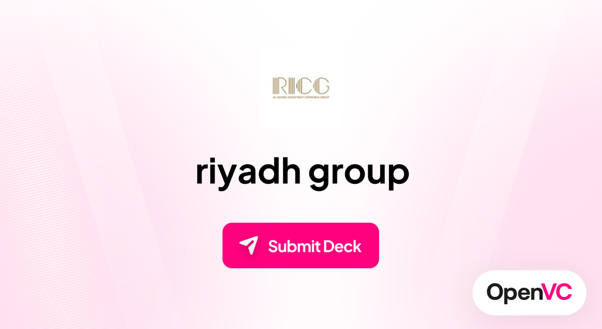 riyadh group | Investor Profile, Funding Criteria & Team