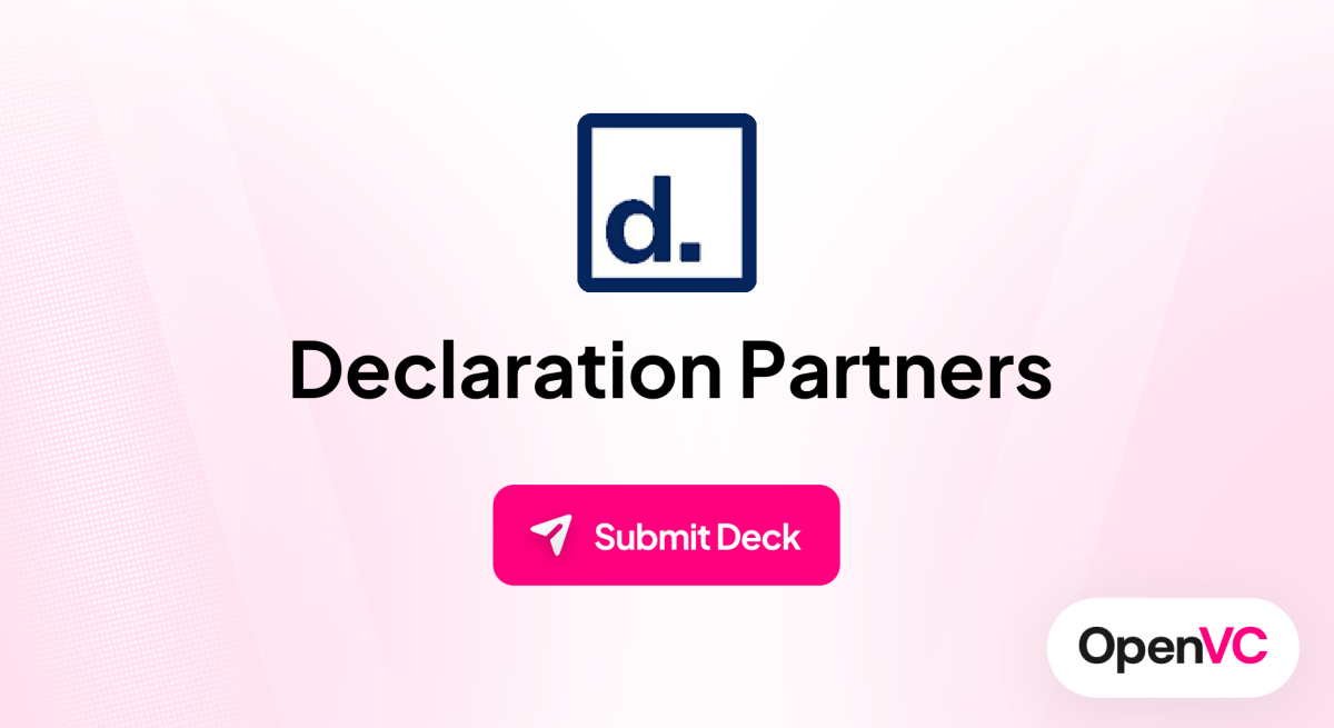 Declaration Partners | Investor Profile, Funding Criteria & Team
