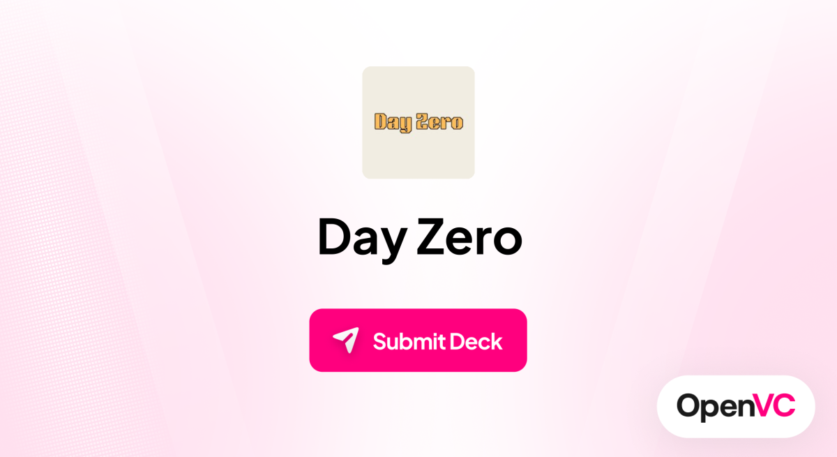 Day Zero | Investor Profile, Funding Criteria & Team