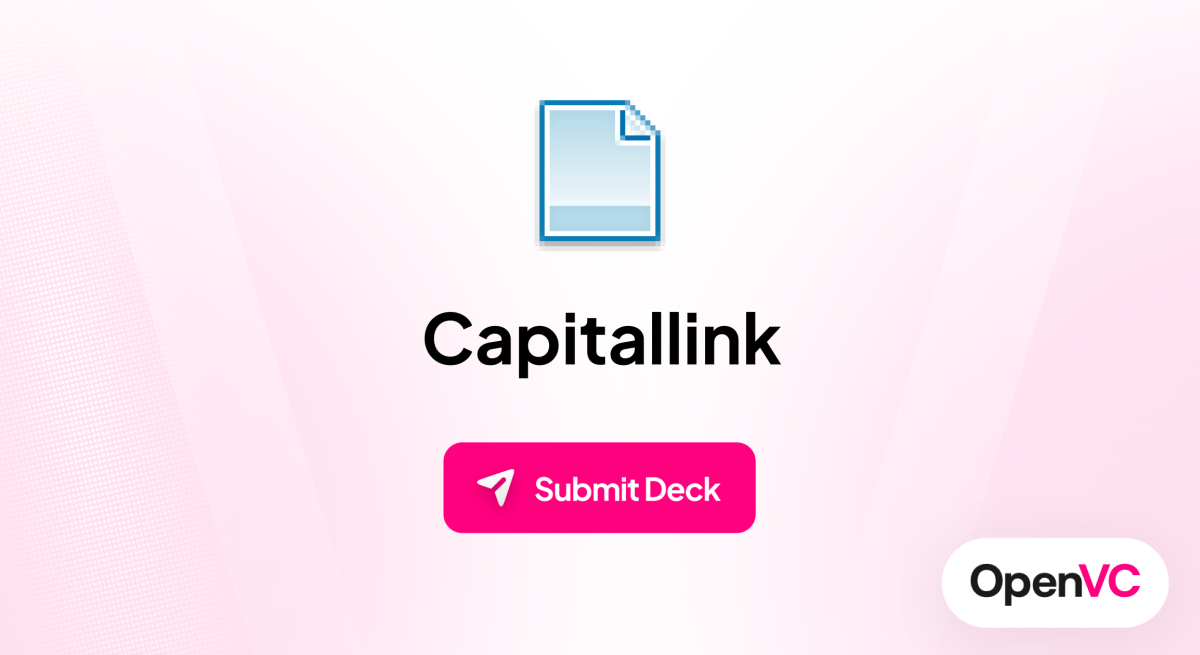 Capitallink | Investor Profile, Funding Criteria & Team