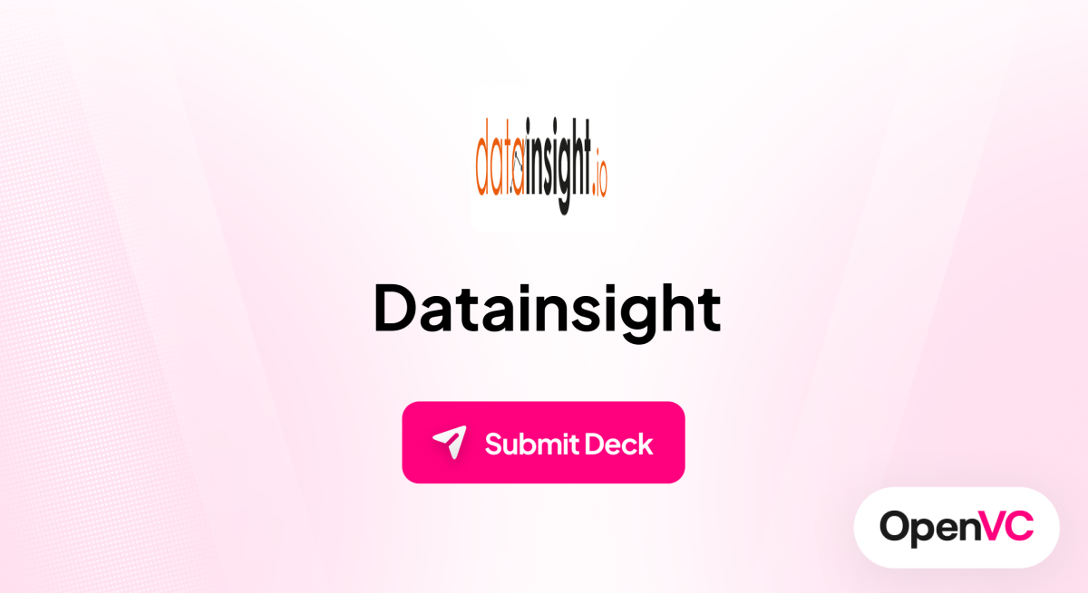 Datainsight | Investor Profile, Funding Criteria & Team