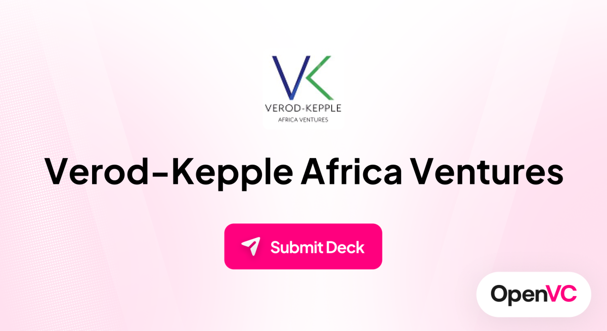 Verod-Kepple Africa Ventures | Investor Profile, Funding Criteria & Team