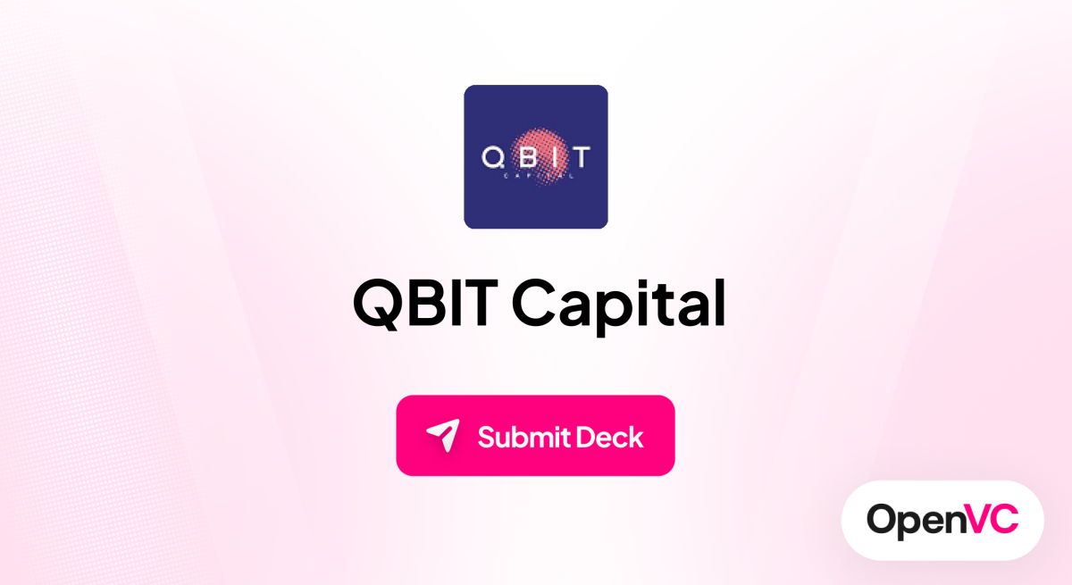 QBIT Capital | Investor Profile, Funding Criteria & Team