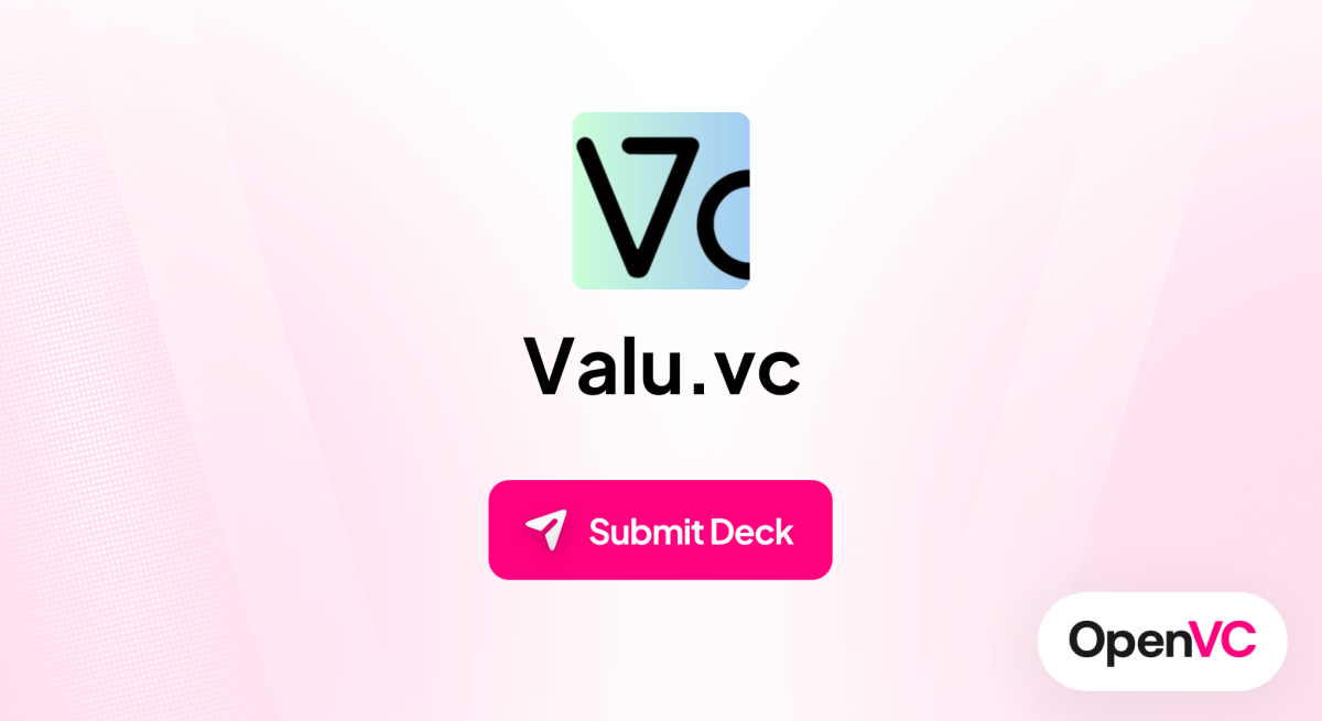 Valu.vc | Investor Profile, Funding Criteria & Team