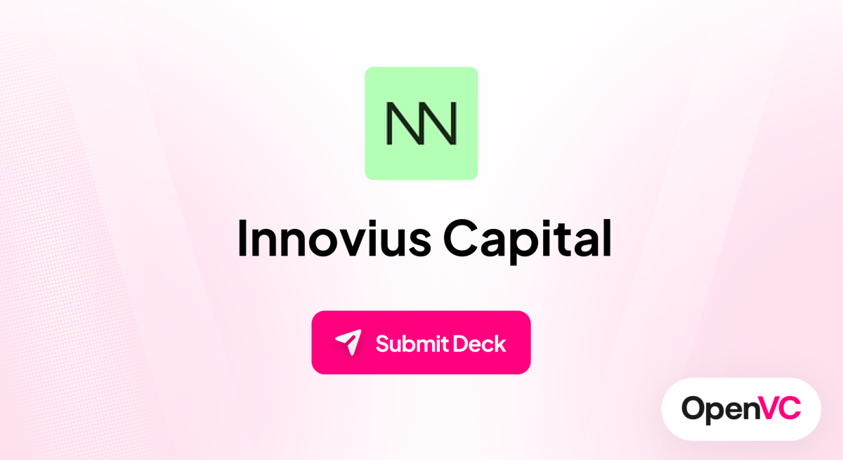 Innovius Capital | Investor Profile, Funding Criteria & Team