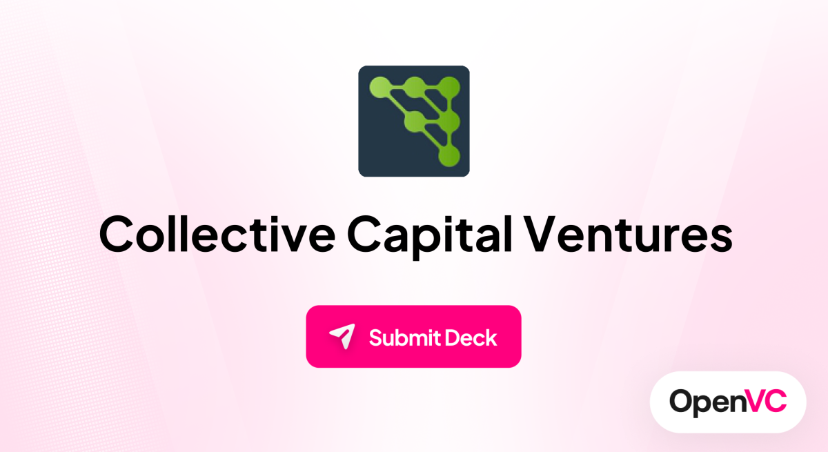 Collective Capital Ventures | Investor Profile, Funding Criteria & Team
