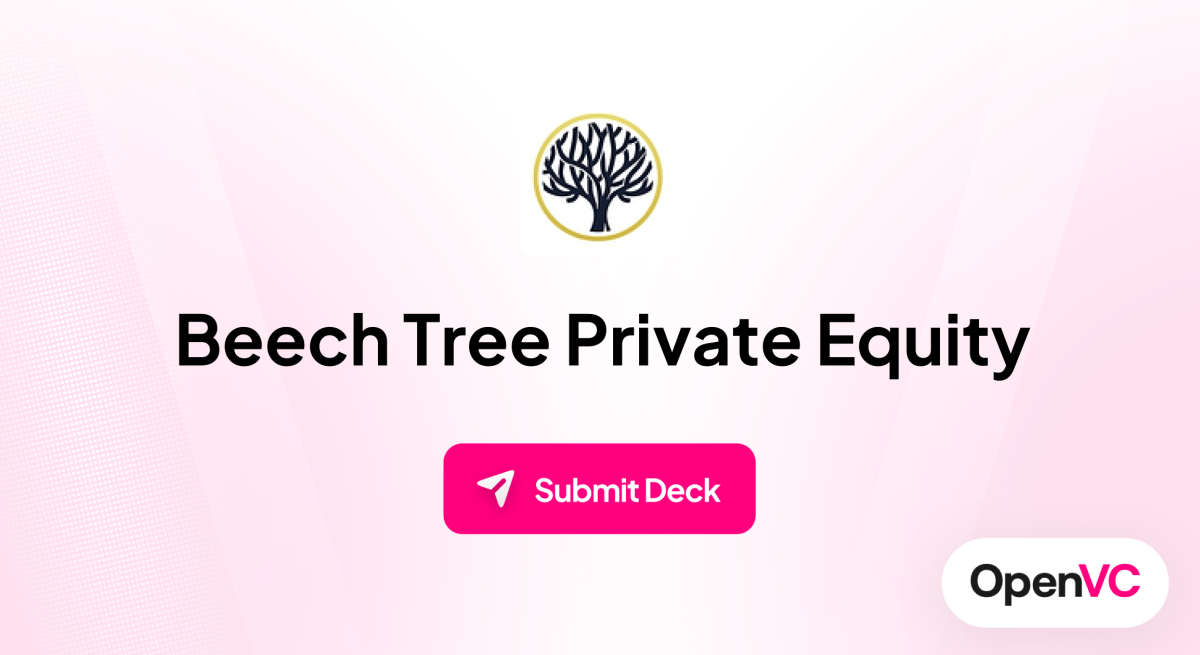 Beech Tree Private Equity | Investor Profile, Funding Criteria & Team