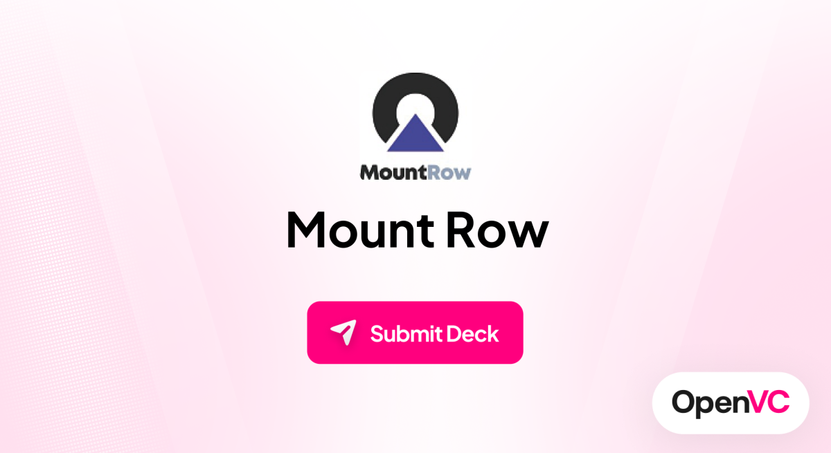 Mount Row | Investor Profile, Funding Criteria & Team
