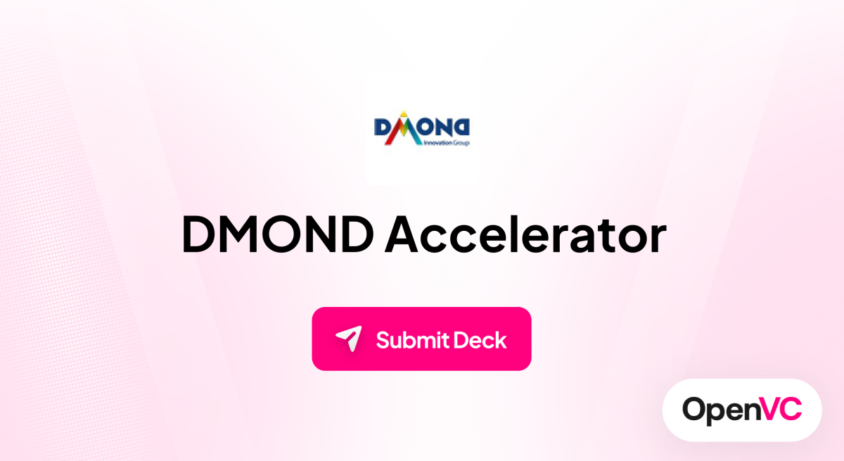 DMOND Accelerator | Investor Profile, Funding Criteria & Team