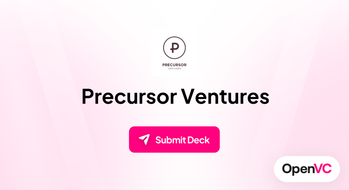 Precursor Ventures | Investor Profile, Funding Criteria & Team