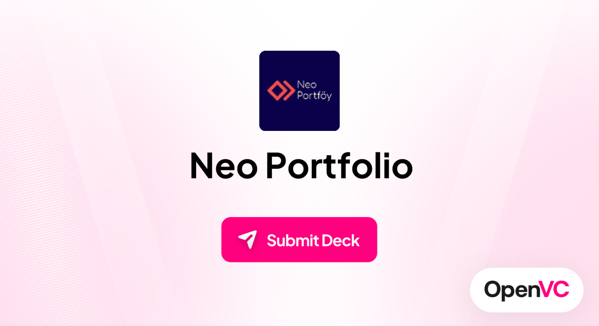 Neo Portfolio | Investor Profile, Funding Criteria & Team