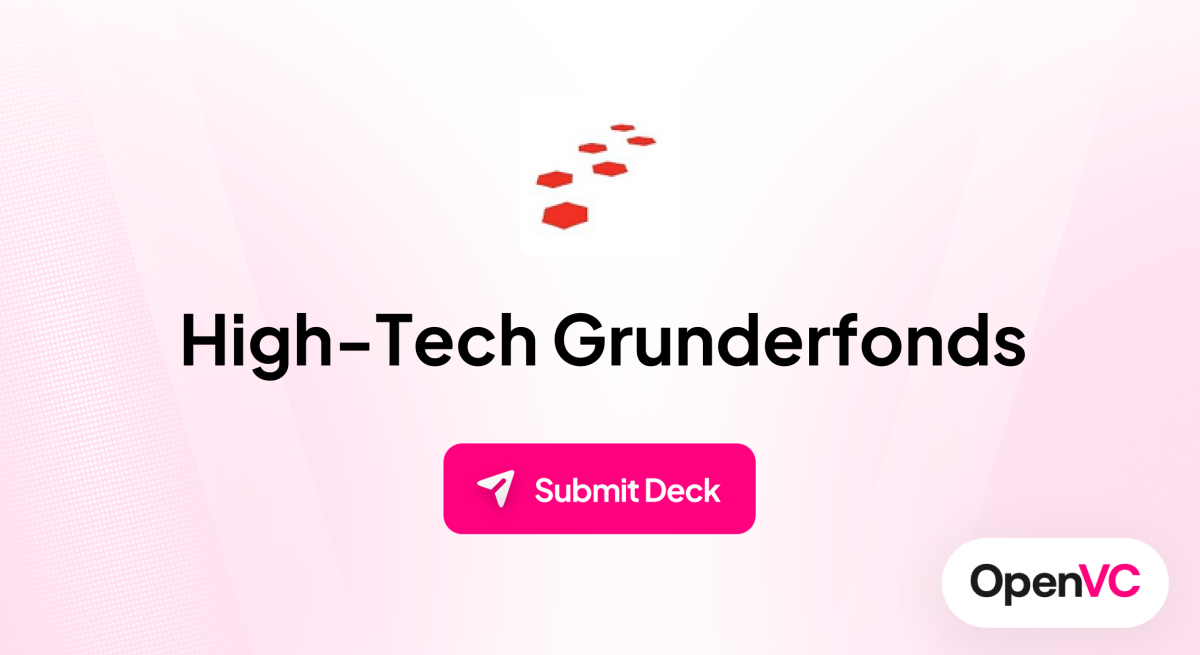 High-Tech Grunderfonds | Investor Profile, Funding Criteria & Team