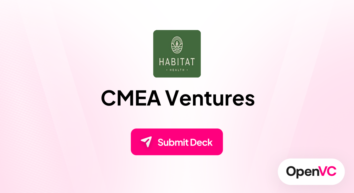 CMEA Ventures | Investor Profile, Funding Criteria & Team
