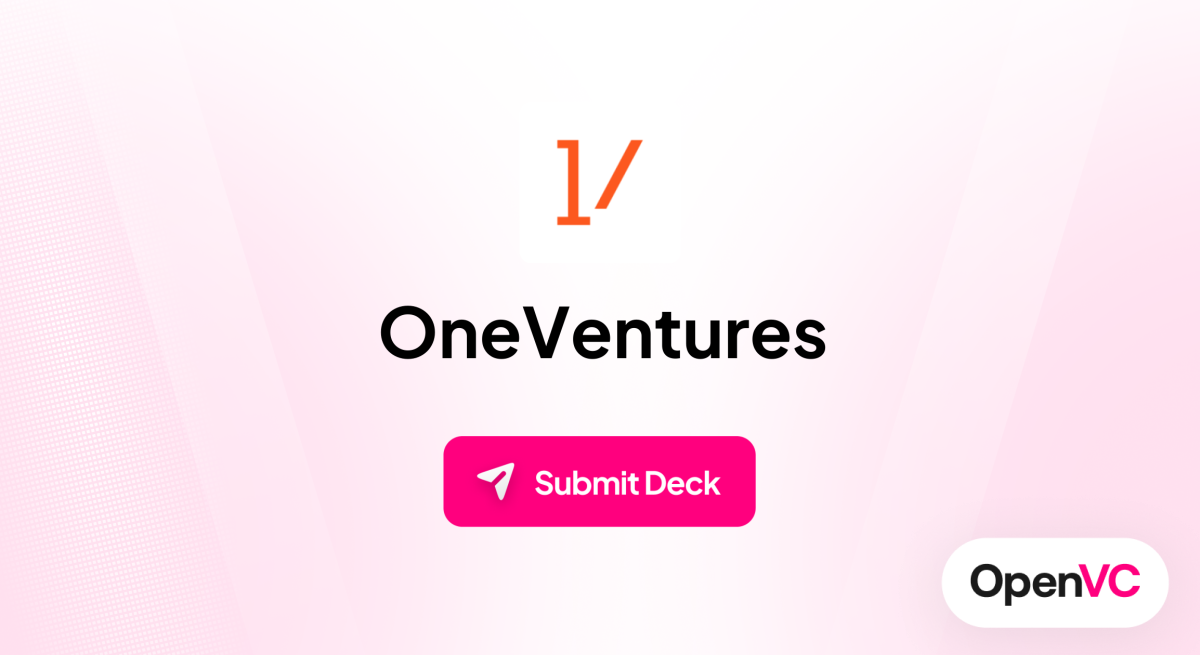 OneVentures | Investor Profile, Funding Criteria & Team