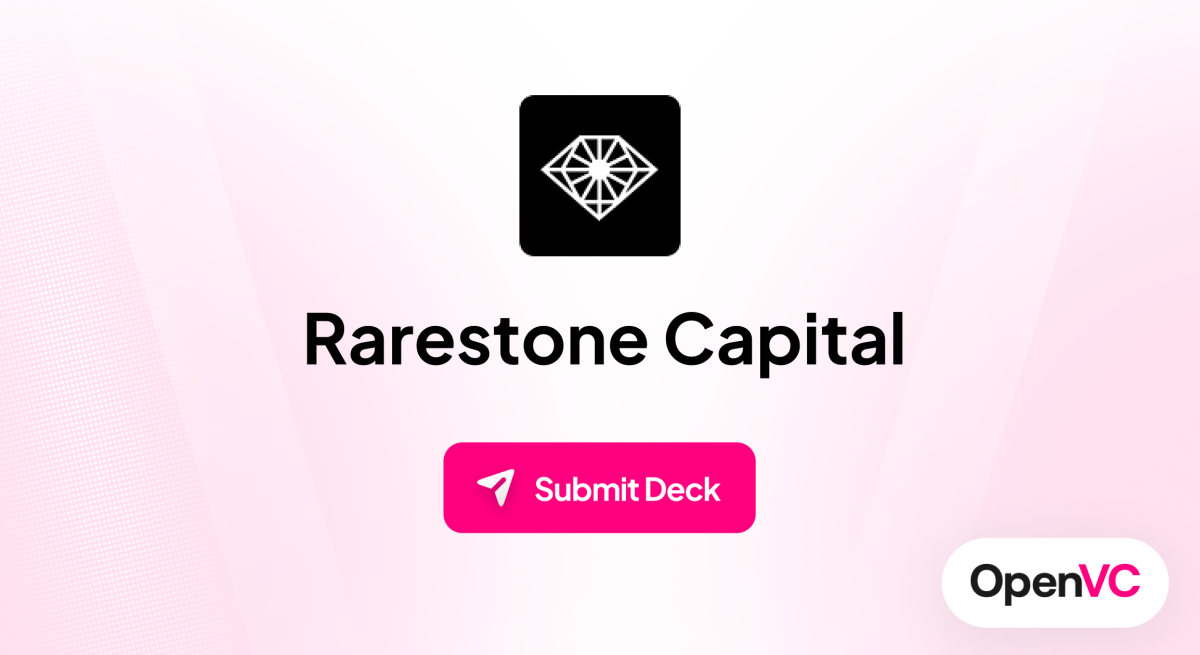Rarestone Capital | Investor Profile, Funding Criteria & Team