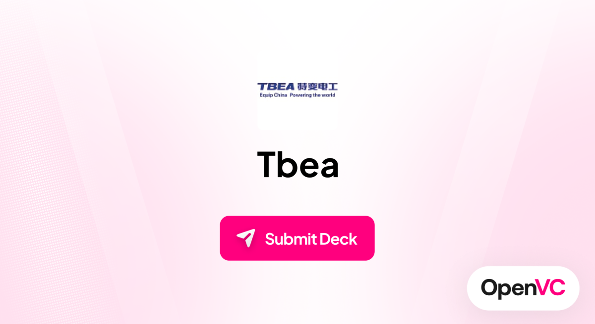 Tbea | Investor Profile, Funding Criteria & Team