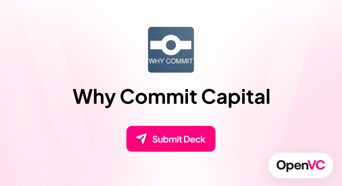 Why Commit Capital | Investor Profile, Funding Criteria & Team