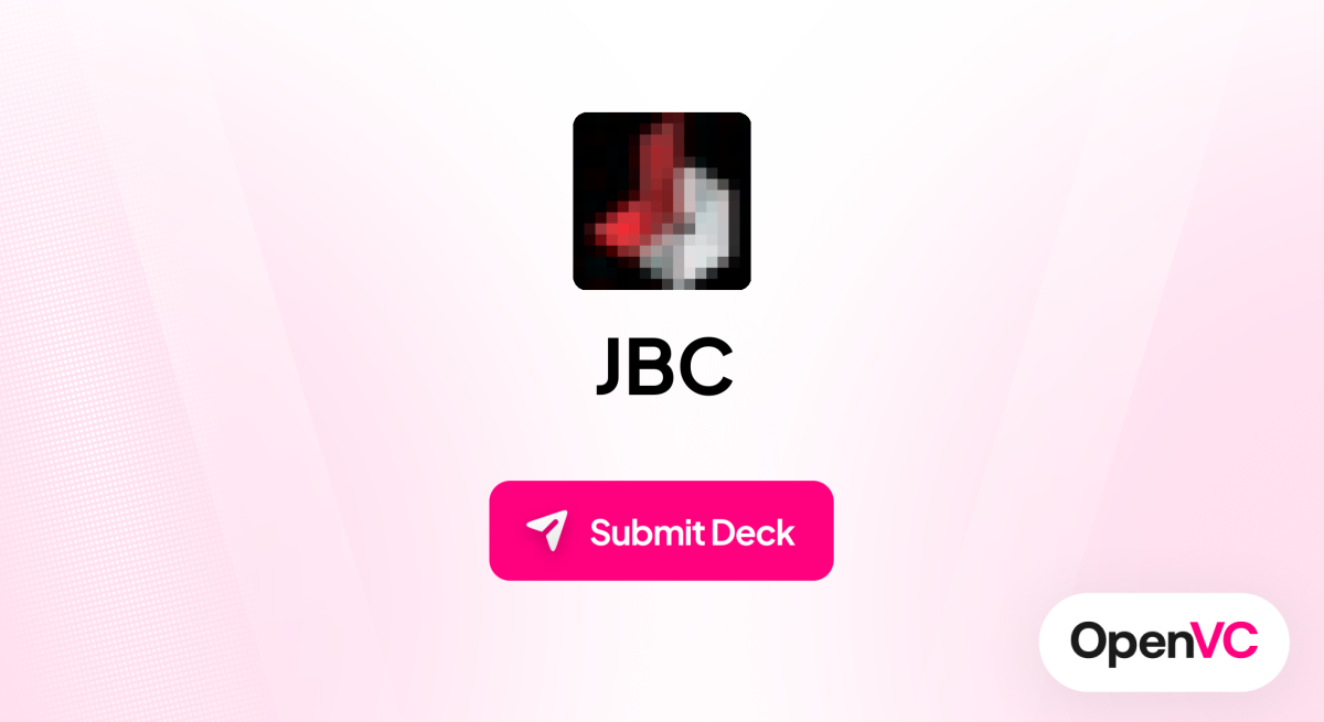JBC | Investor Profile, Funding Criteria & Team