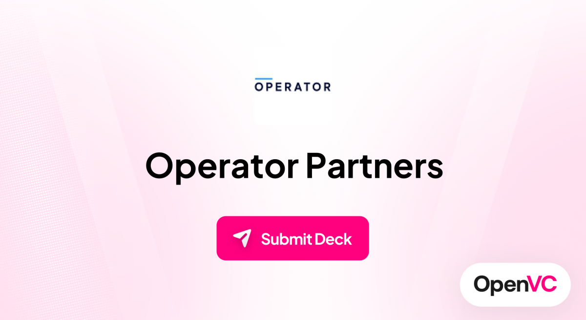 Operator Partners | Investor Profile, Funding Criteria & Team