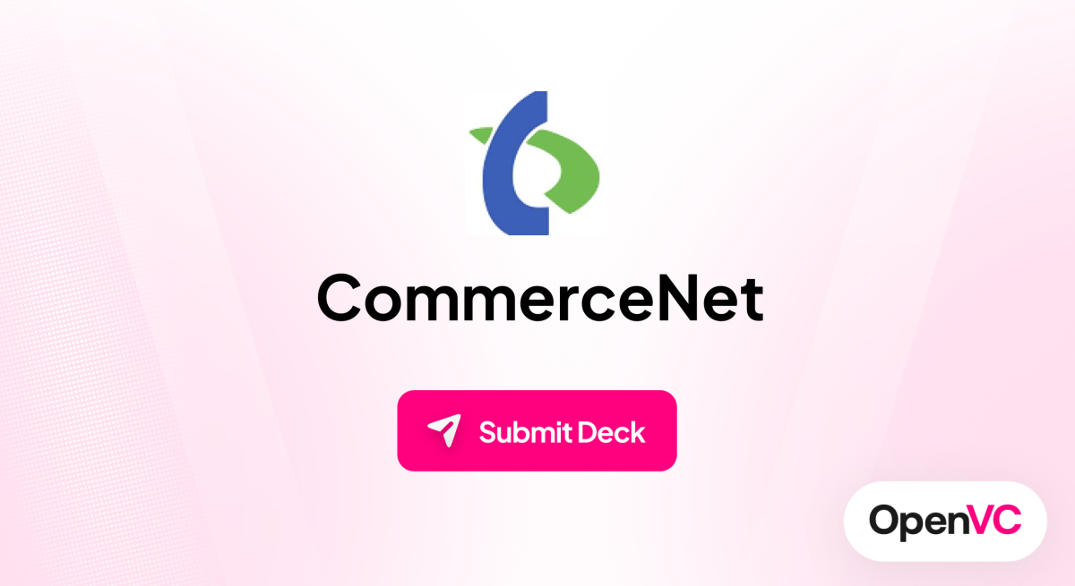 CommerceNet | Investor Profile, Funding Criteria & Team