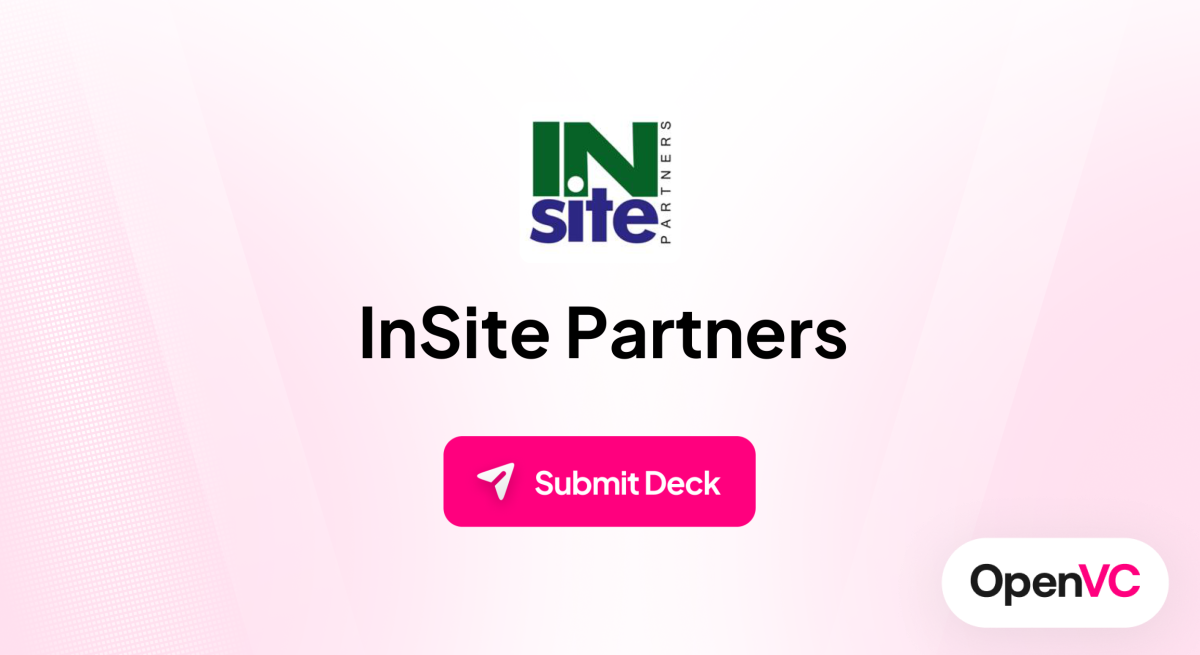 InSite Partners | Investor Profile, Funding Criteria & Team
